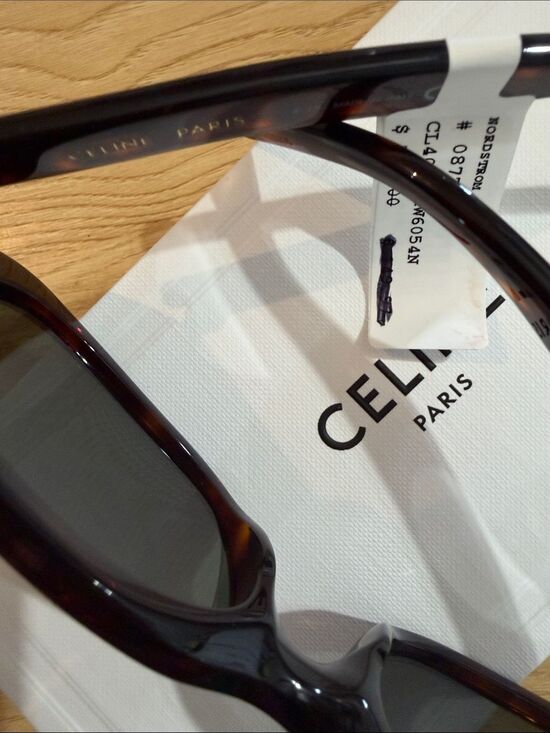 CELINE Paris CL40072I 01A Sunglasses turquoise New in Box $500 main image 10